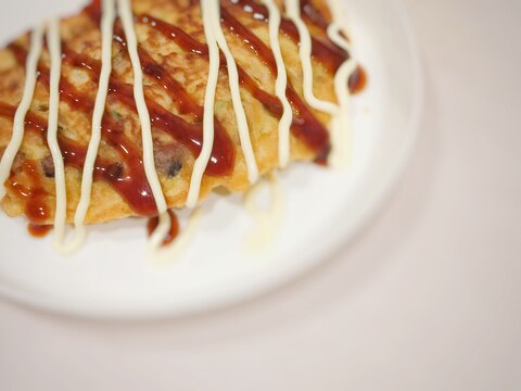 たこ焼き粉で作る納豆お焼き